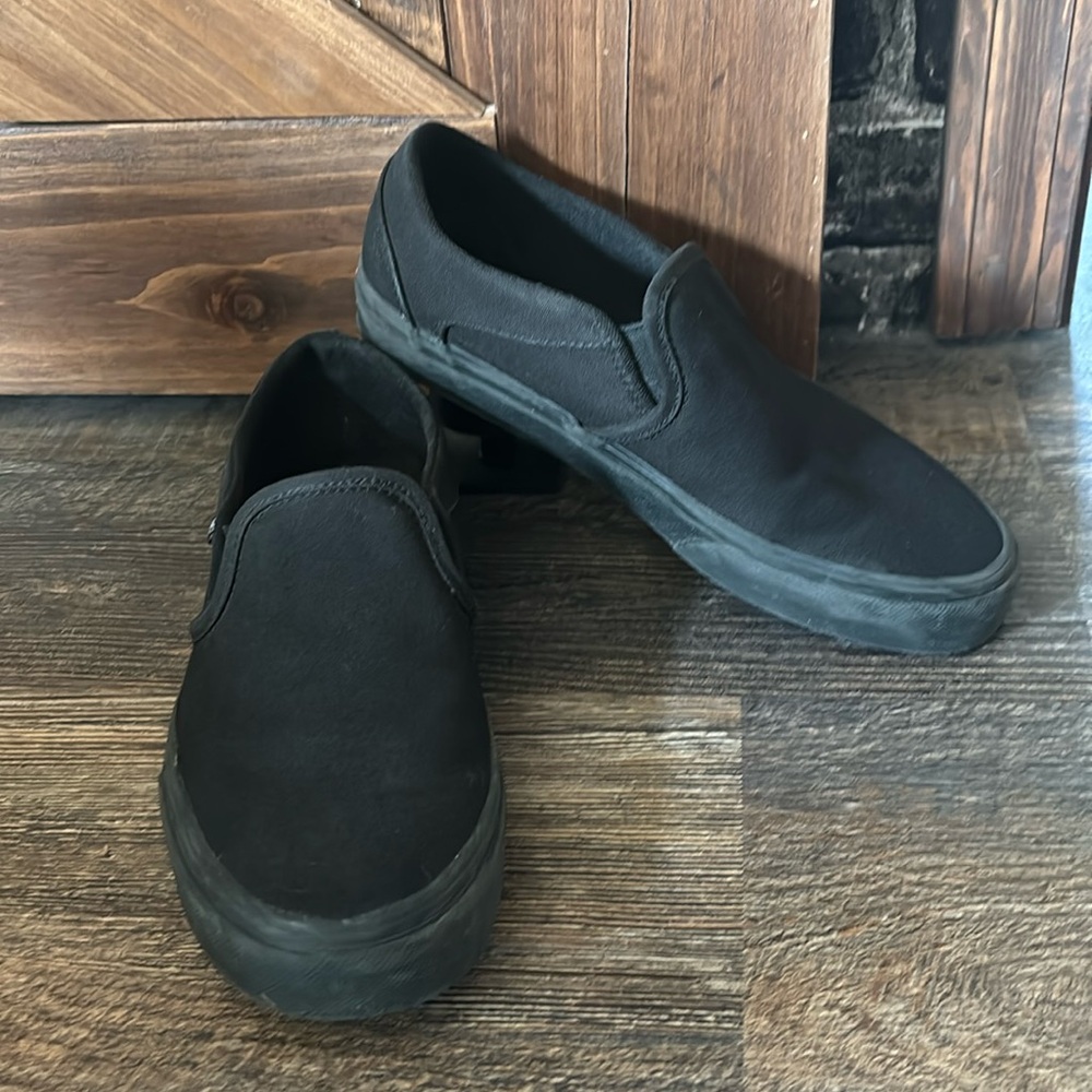 Vans slip ons, excellent condition.
